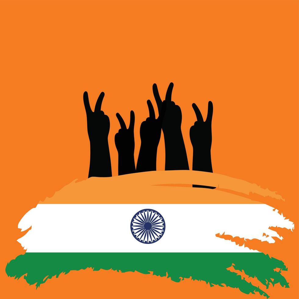India independence day illustration vector