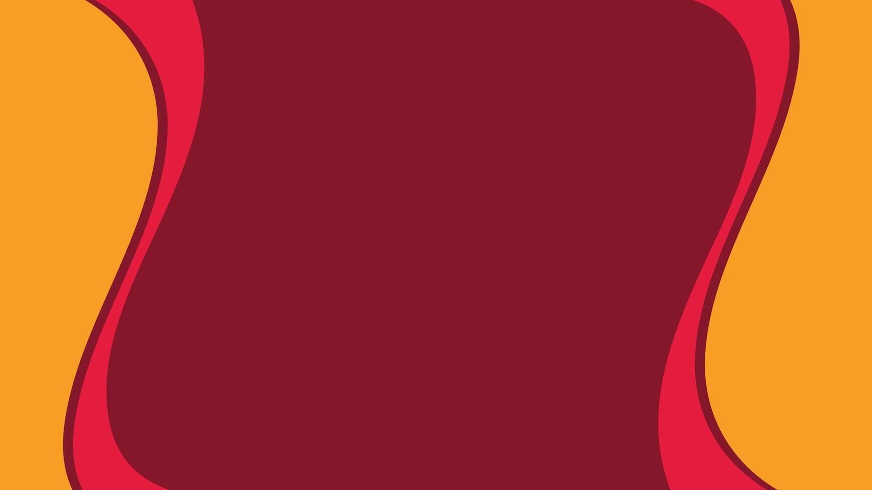 A red and yellow background with a curved line vector