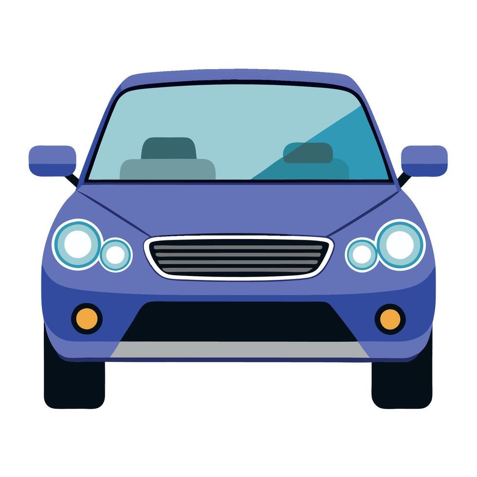 Car icon on white background illustration vector