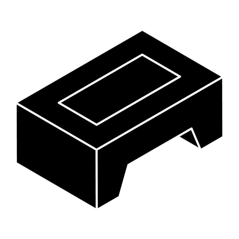 An icon design of weight scale vector