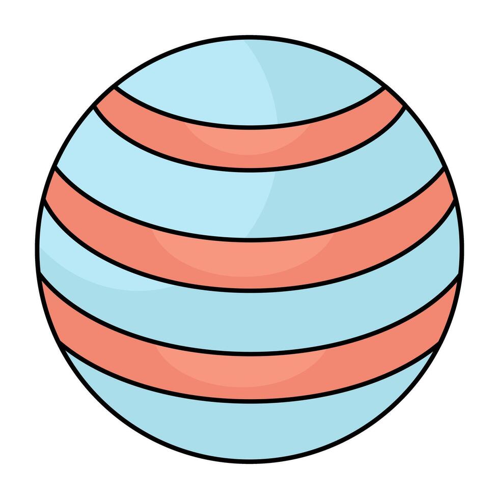An icon design of yoga ball vector