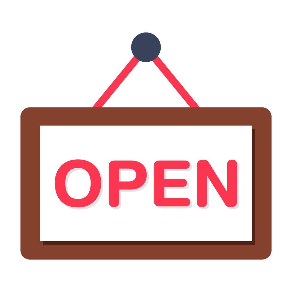 Perfect design icon of online shop open vector
