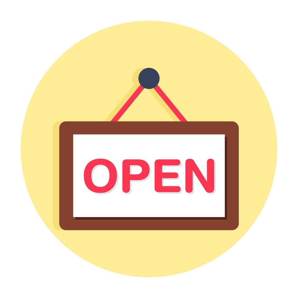 Perfect design icon of online shop open vector