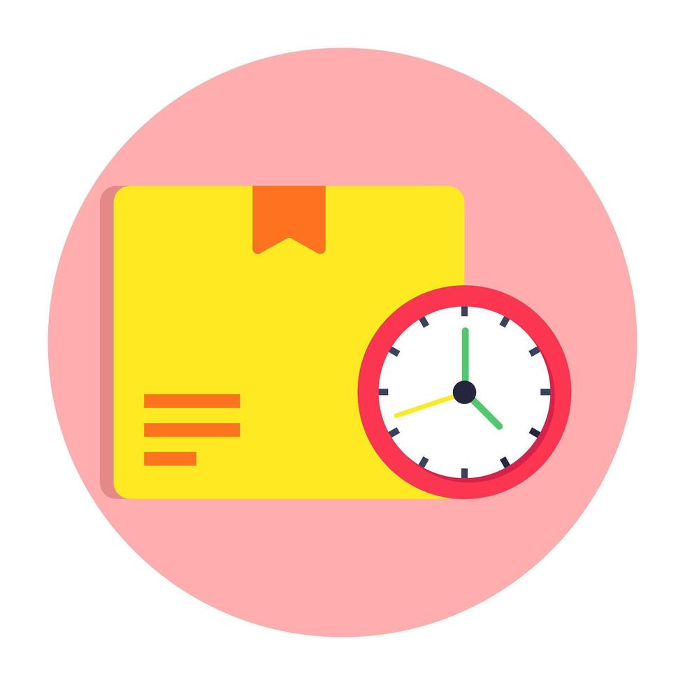 Perfect design icon of delivery time vector