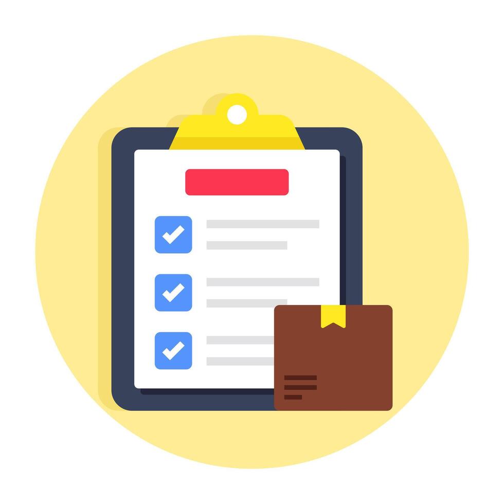 Perfect design icon of logistic list vector