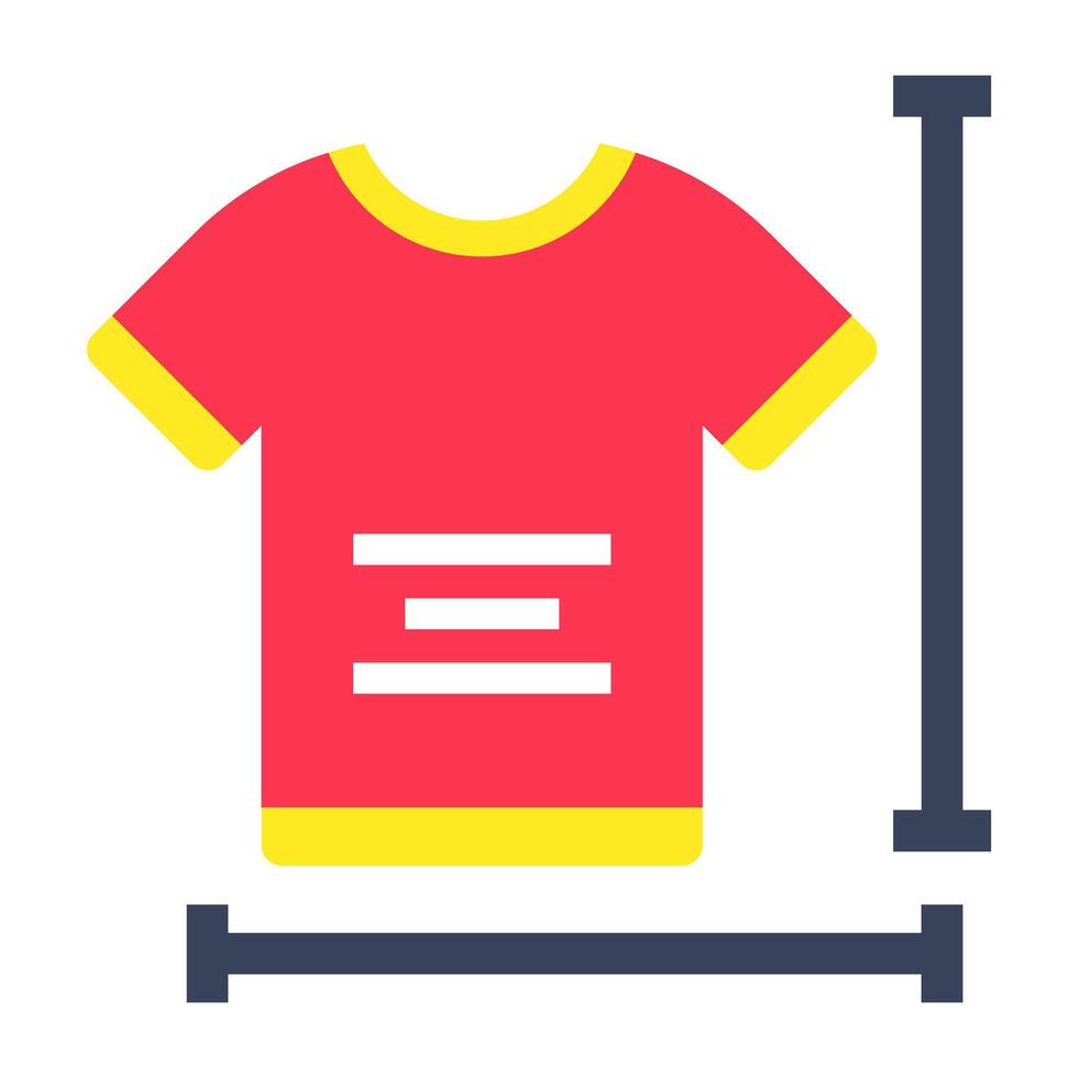 An icon design of shirt measurement, editable vectors