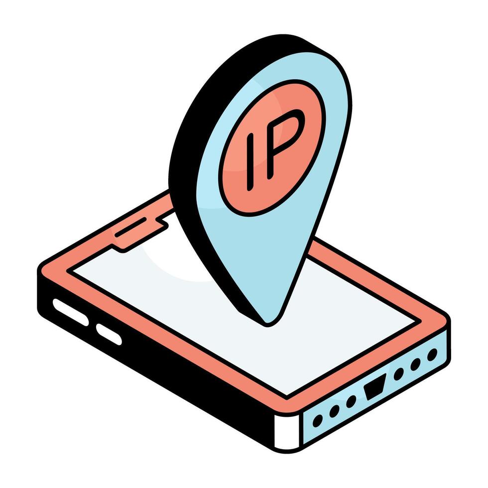 Perfect design icon of ip address vector