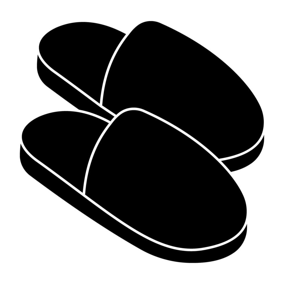 A colored design icon of shoes vector