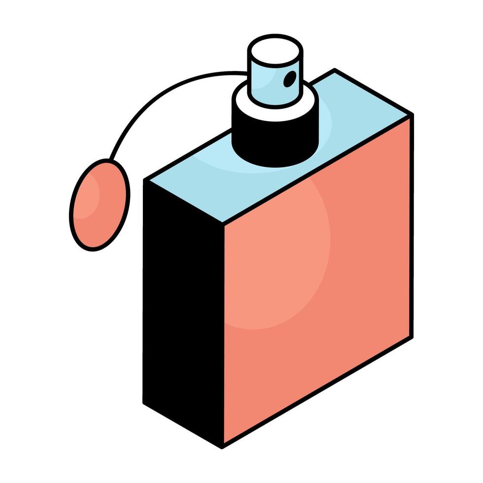 Modern design icon of perfume vector