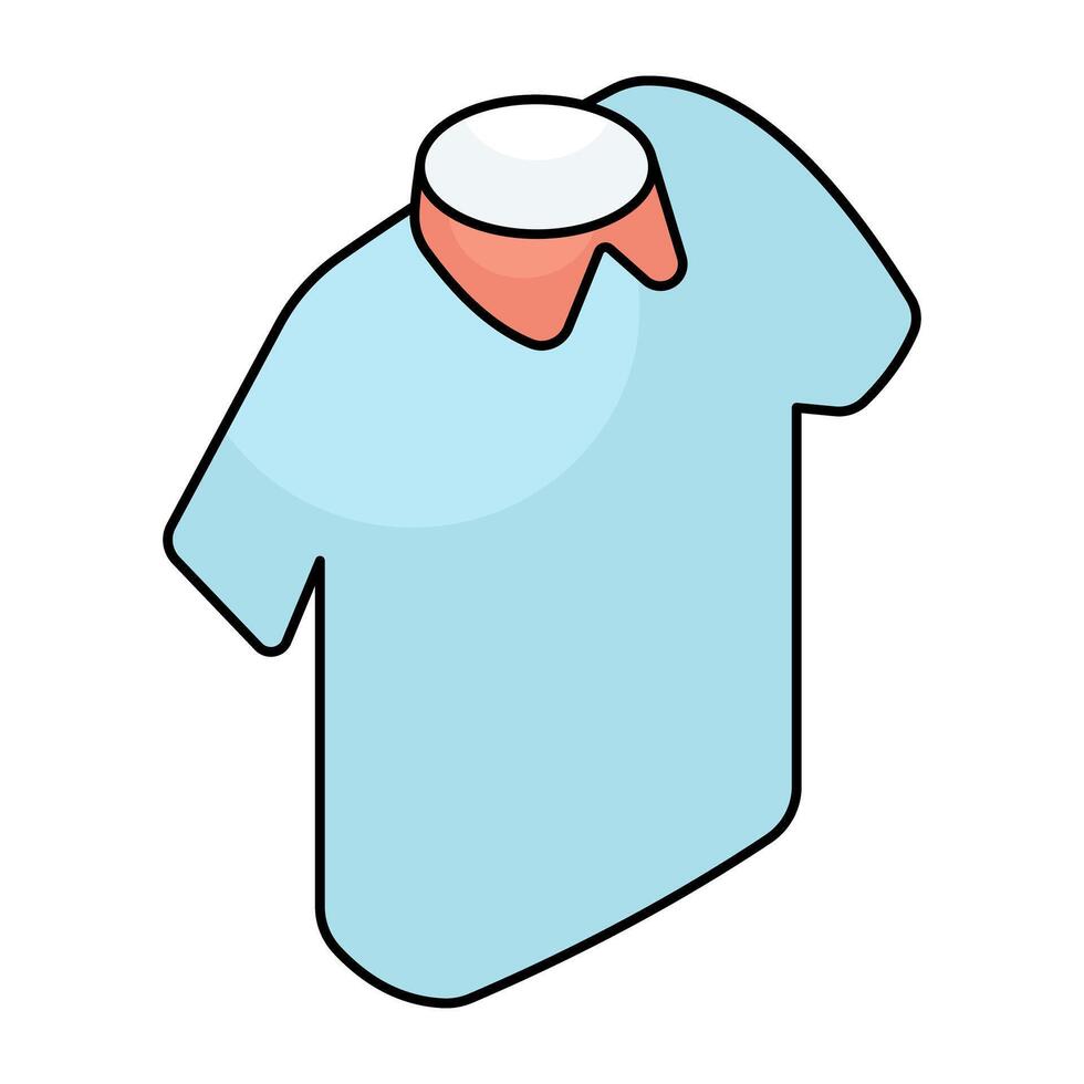 A beautiful design icon of shirt vector
