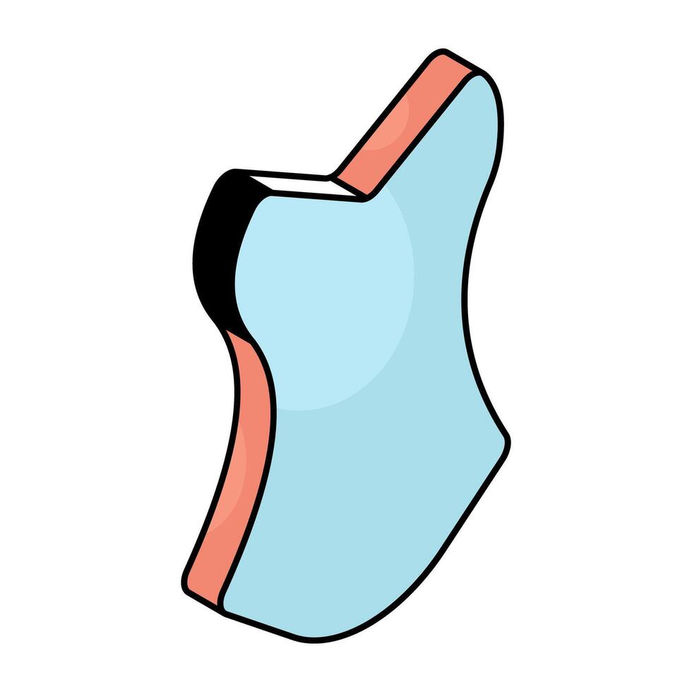 Modern design icon of dress vector