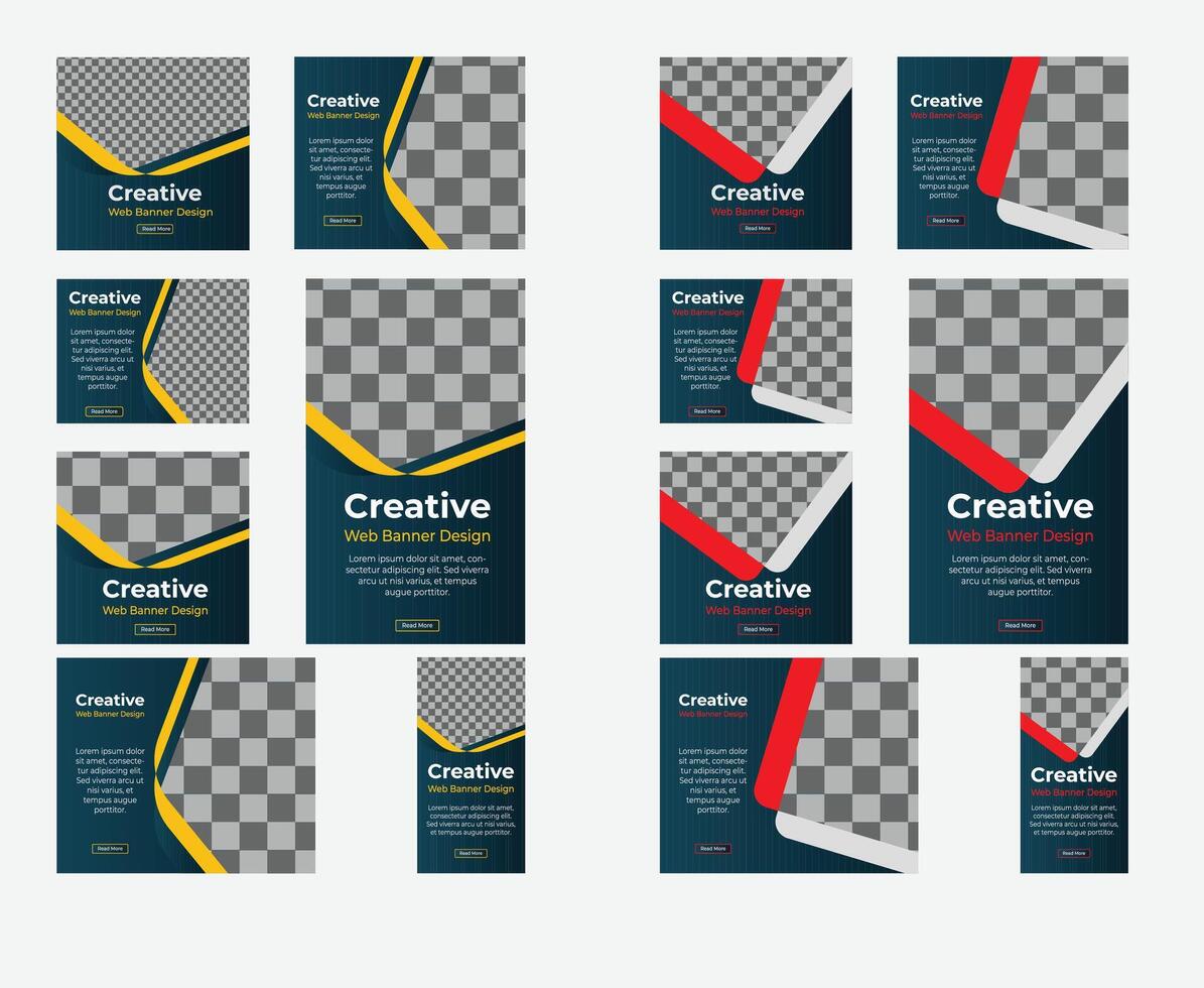 Abstract geometric design banner web template. liquid shape layout banners. vector