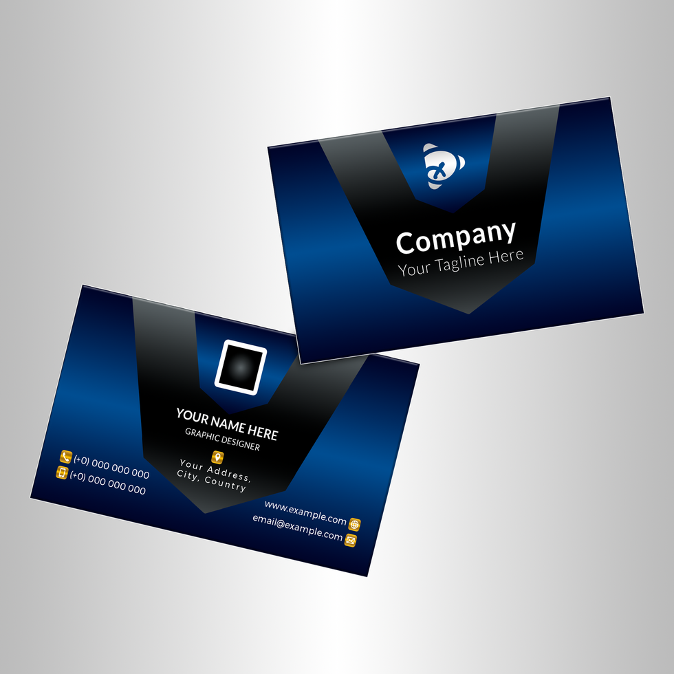 Modern Creative And Clean Business Card, Visiting Card Design Template psd