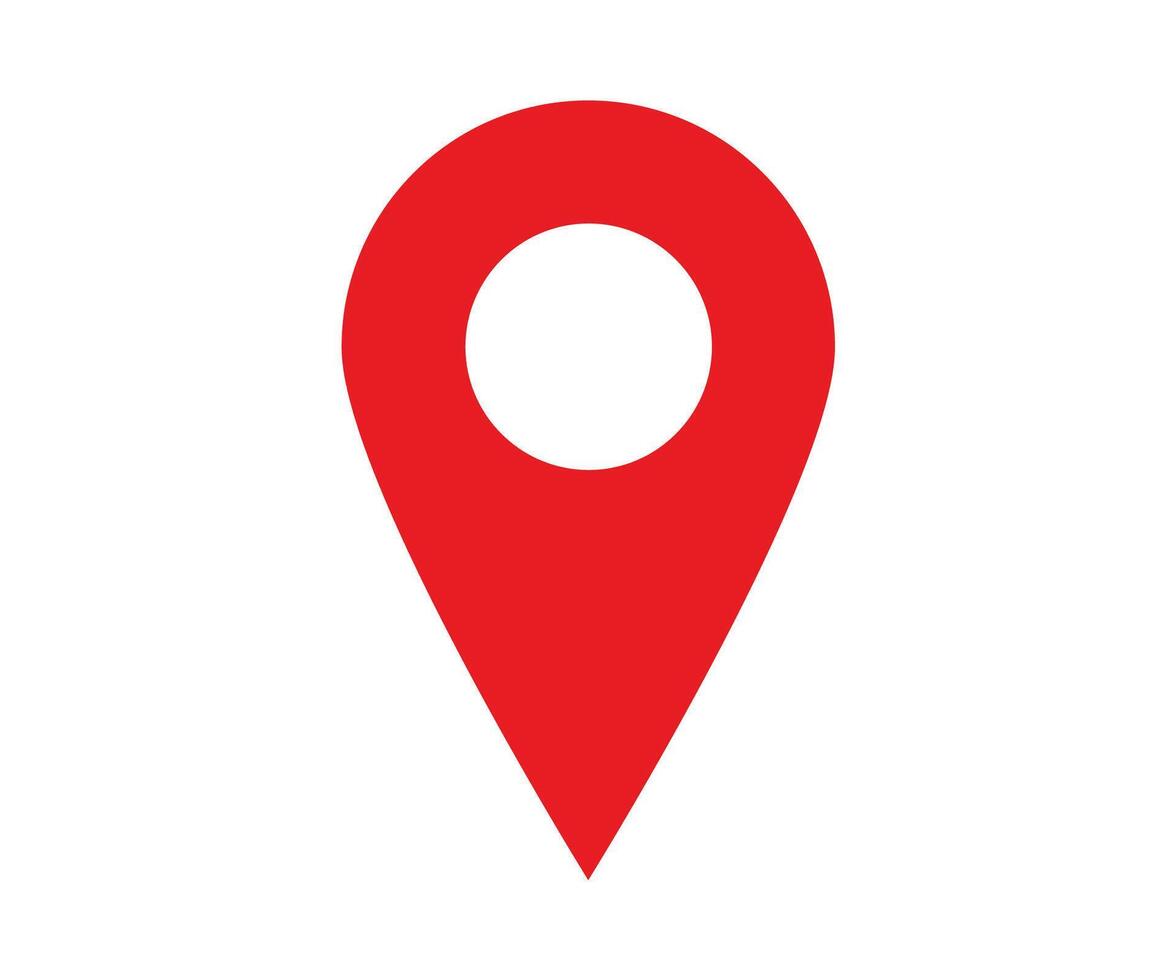 Location map pin vector