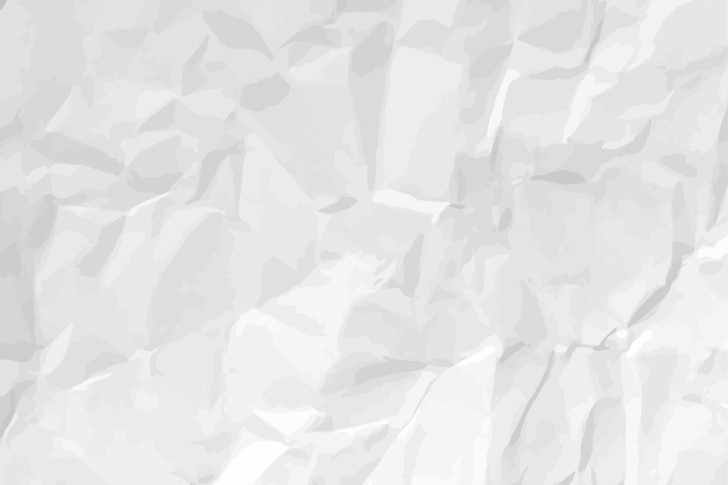 White clean crumpled paper vector