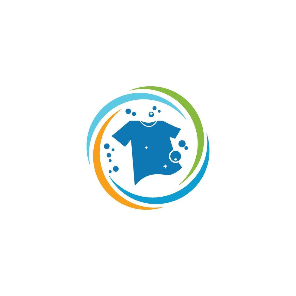 Laundry flat design vector