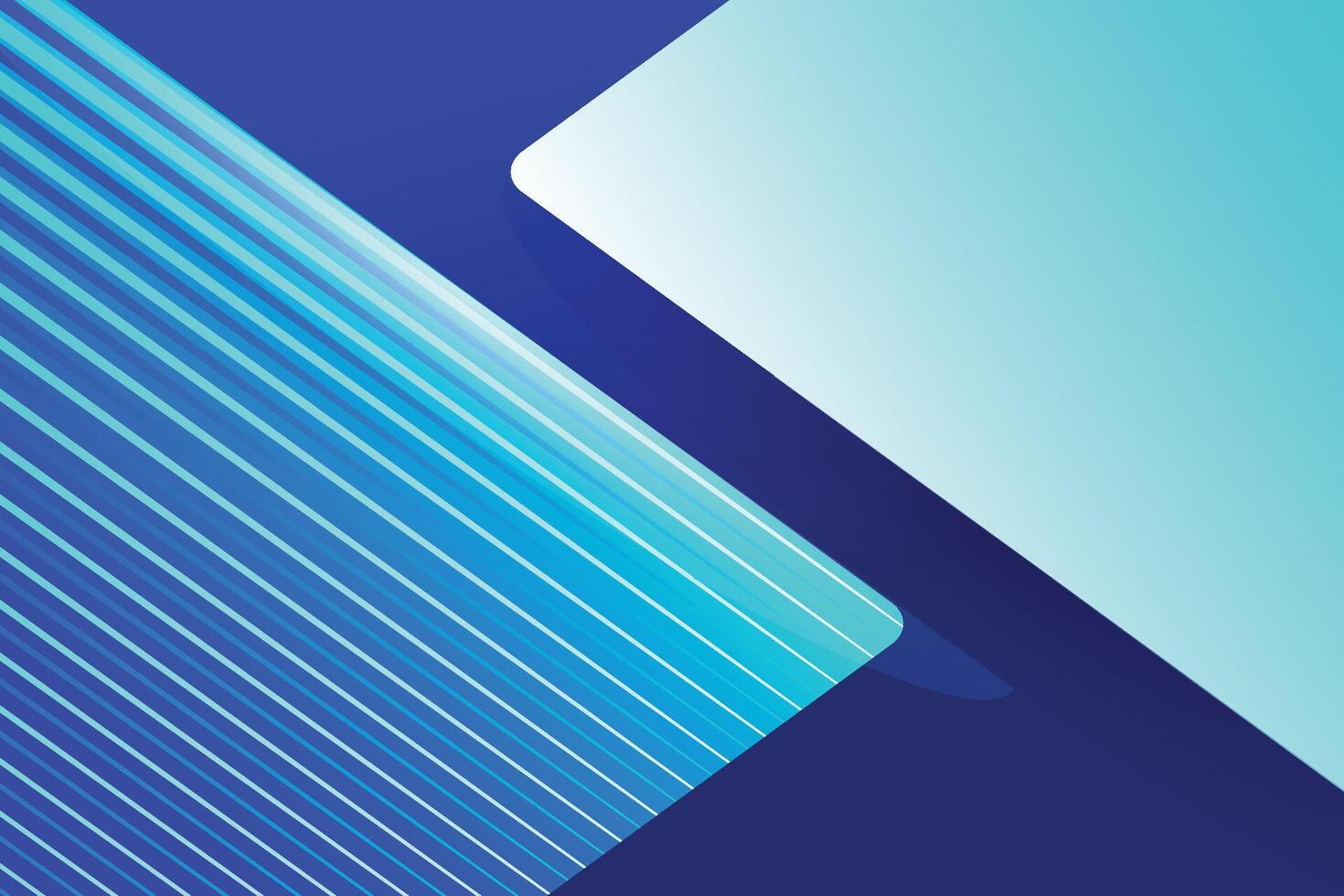 Abstract and modern blue background design vector