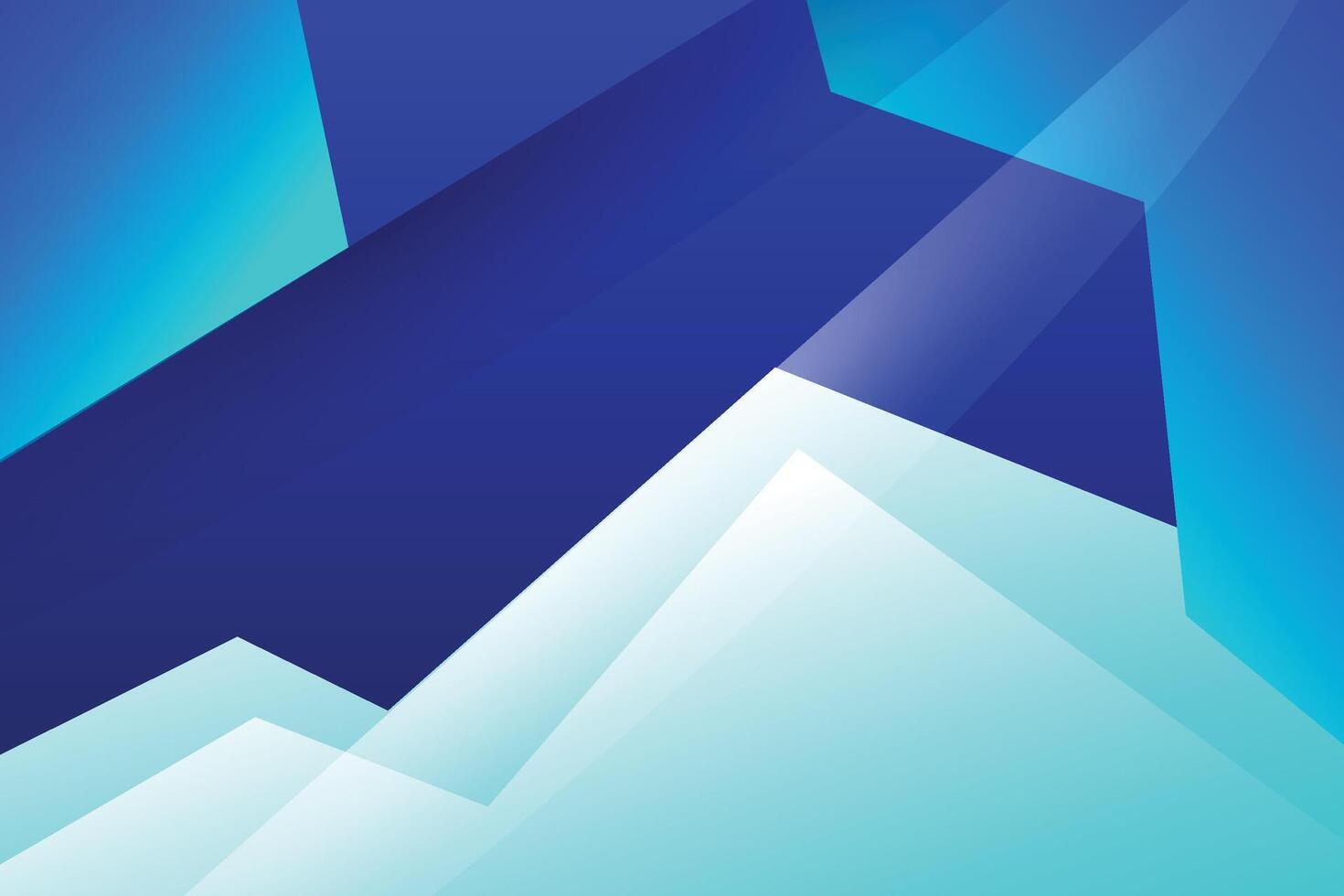 Abstract blue color gradient background template vector