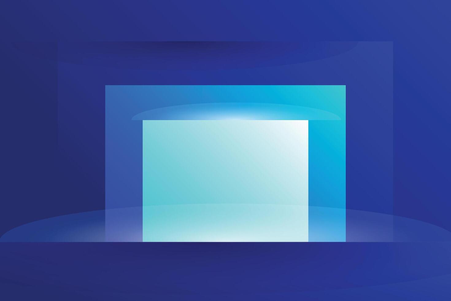 blue color gradient background template vector