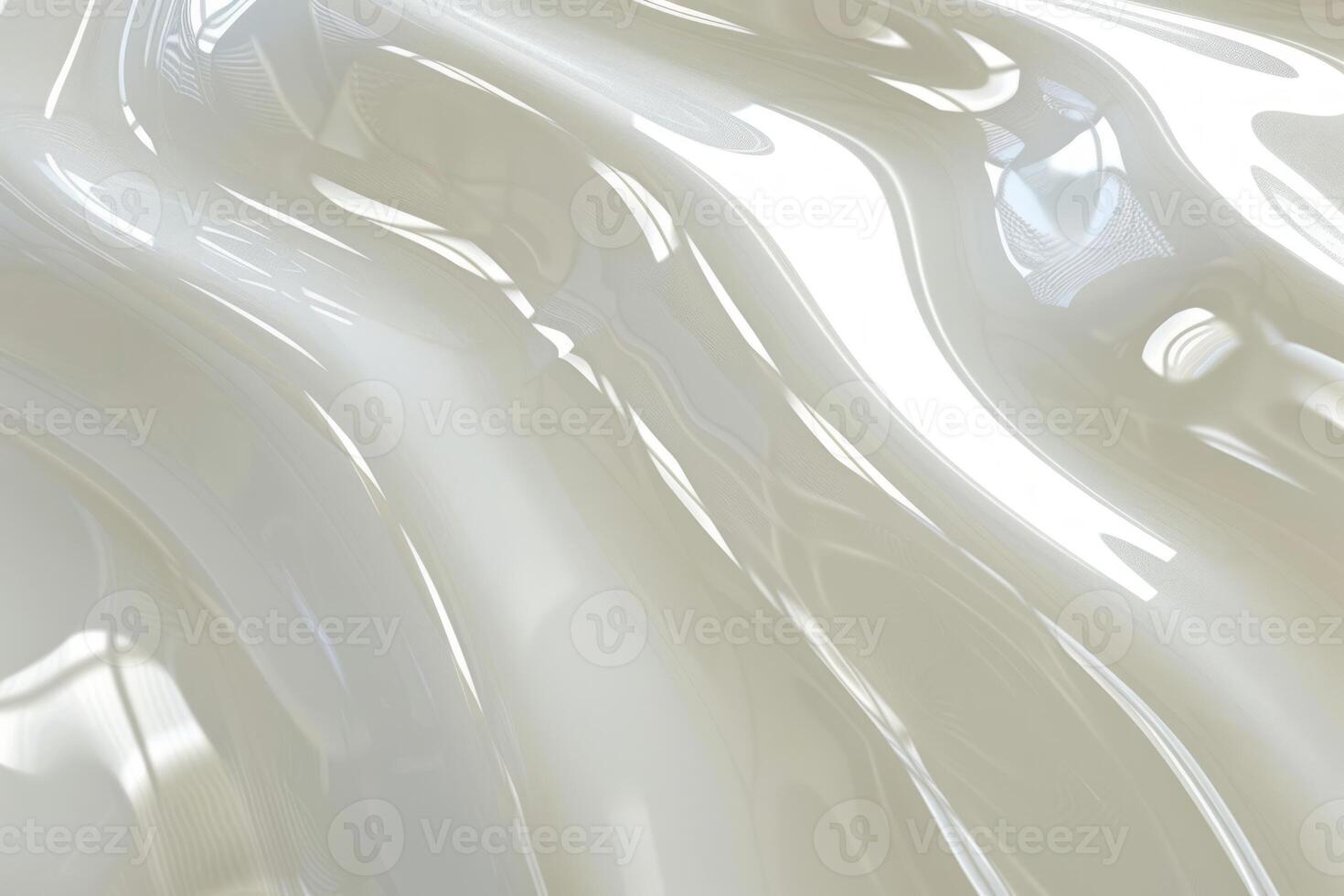 Silver surface with a wavy texture. Abstract metallic background concept. photo