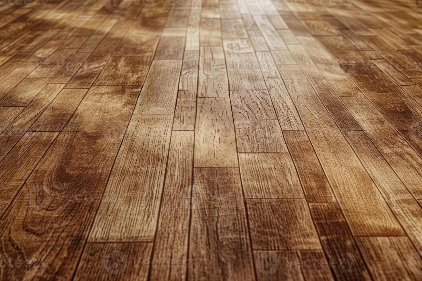 Checkered wooden floor. Vintage flooring design background. photo