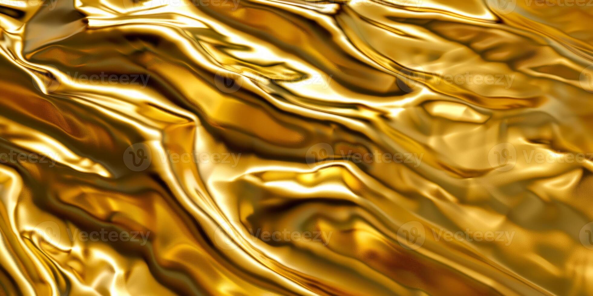 Gold colored rock with rough texture. Natural stone background for design projects. photo