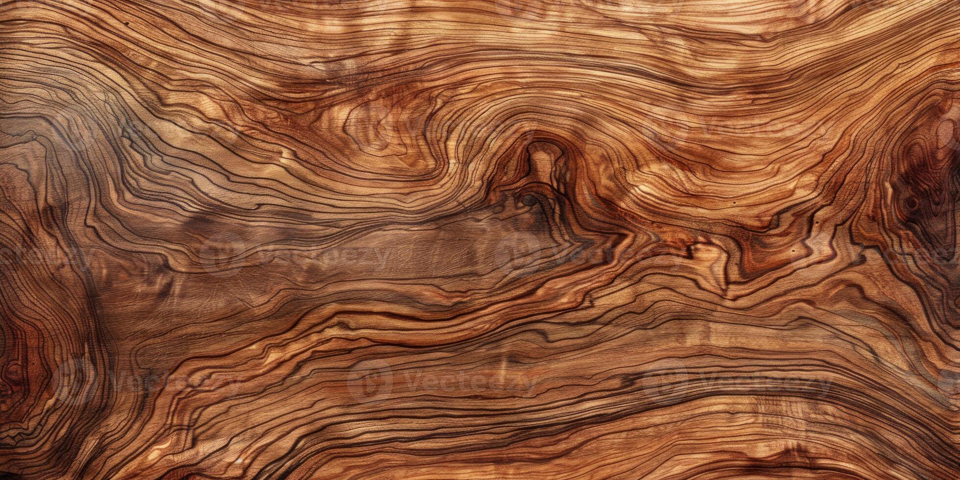 Row of wooden boards with a red stripe. Modern design background. photo