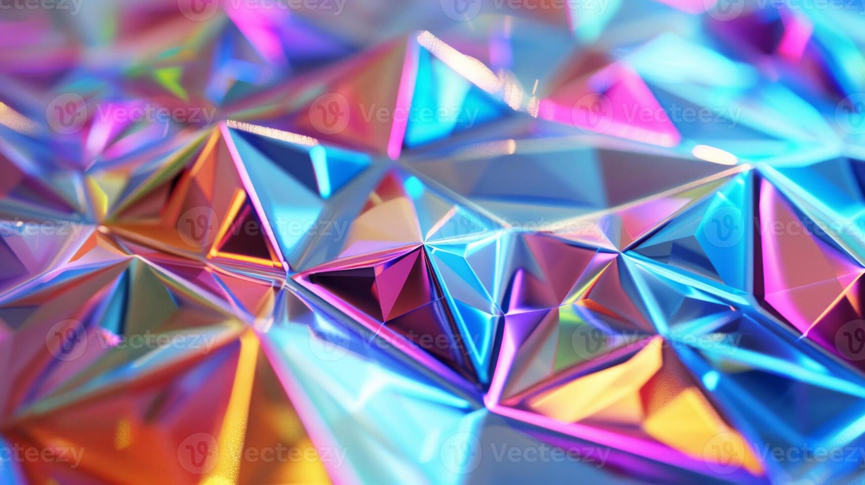 Rainbow patterned foil. Abstract background concept. photo