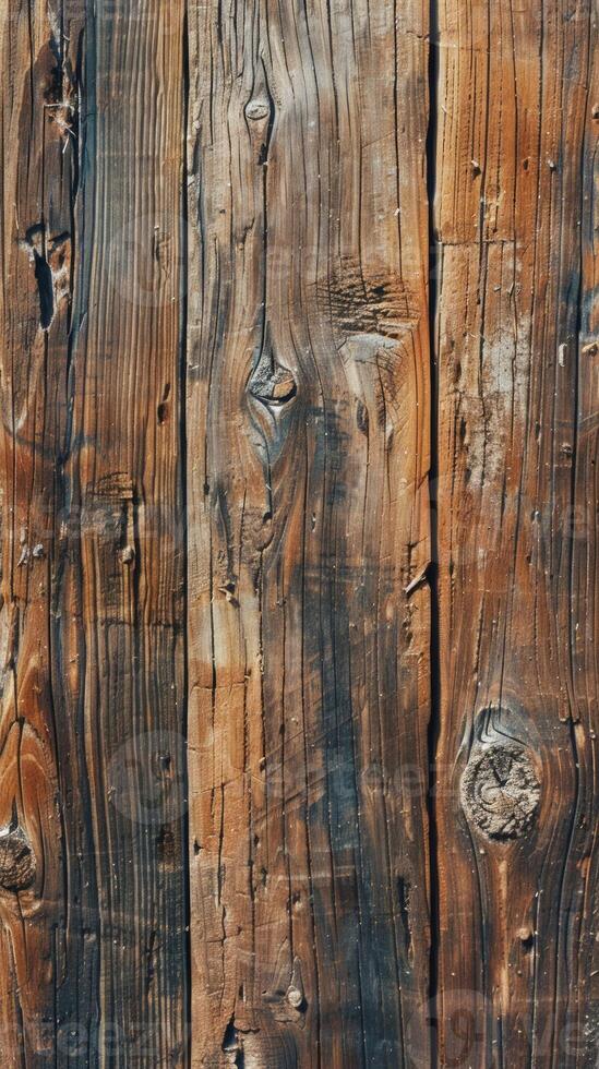 A wooden surface with many holes and splinters photo