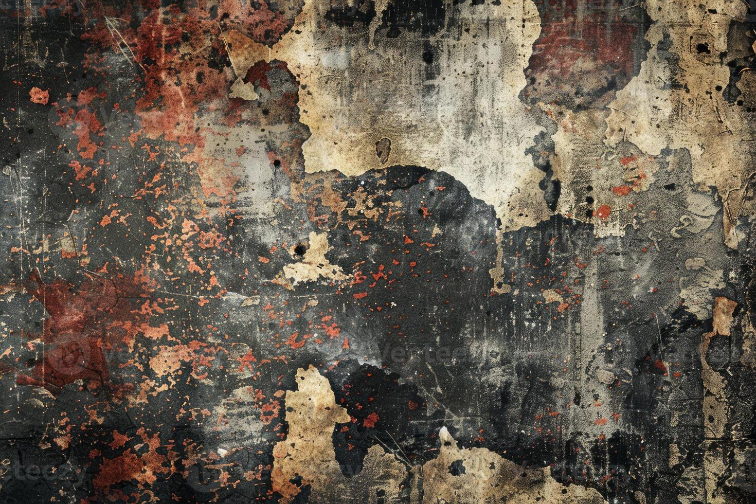 Wall with paint splatters and graffiti. Urban art texture background concept. photo