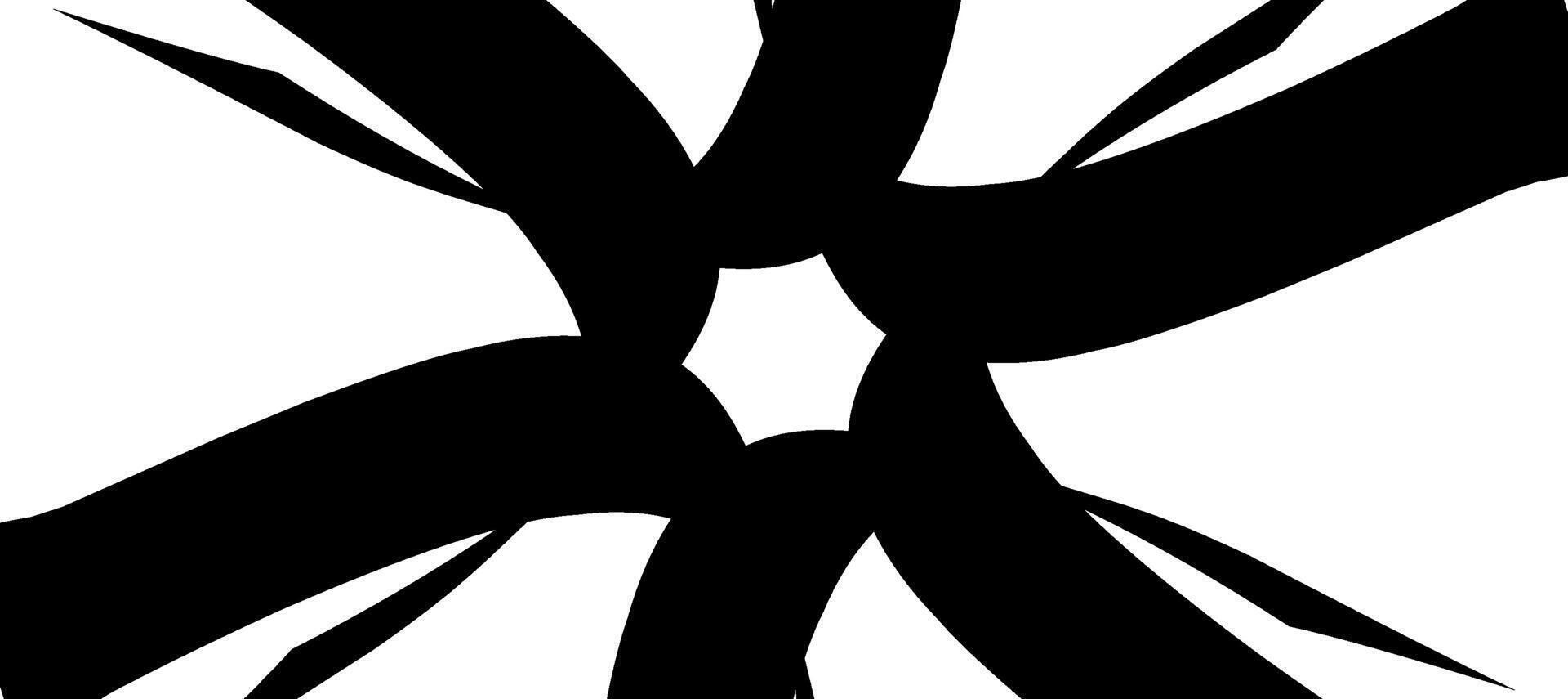 form a black line and a circle in the middle vector