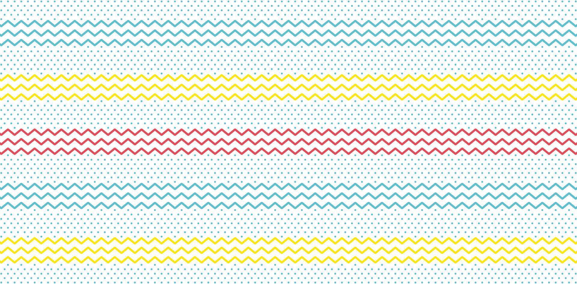 Seamless geometric knitted pattern with striping zigzag lines colorful design isolated white backgrounds for patterned fills, webs pages, surface textures, books covers, fabrics printing, wraps papers vector