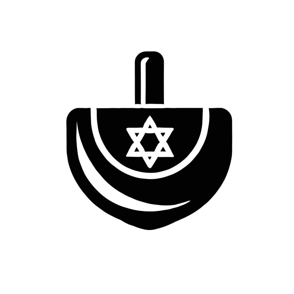 Jewish holiday icon, hanukkah symbol, hanukkah symbol, vector