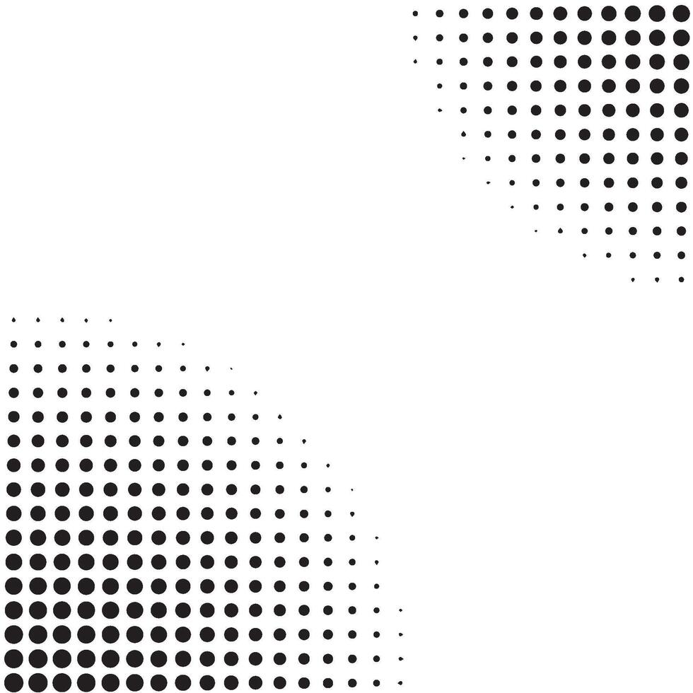 Corner Half tone vector