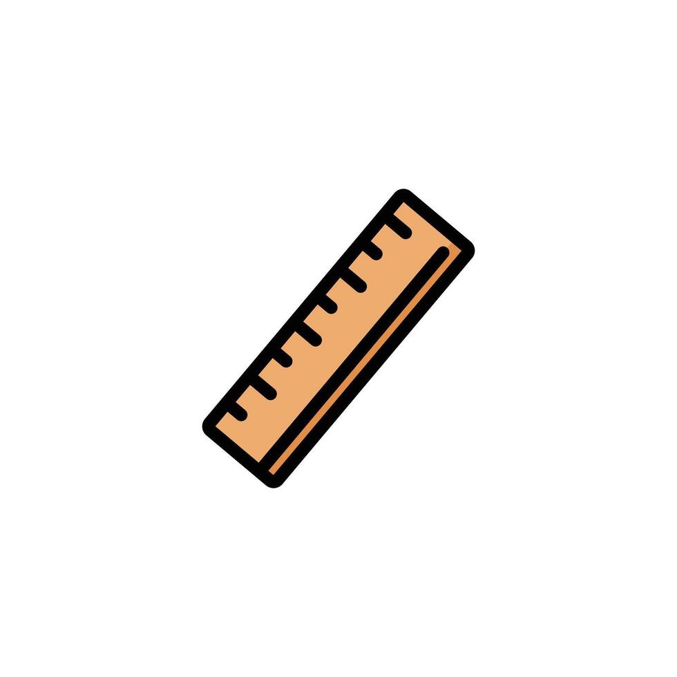Ruler Measurement Icon vector