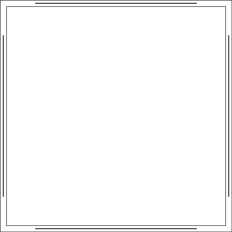 Simple border design vector