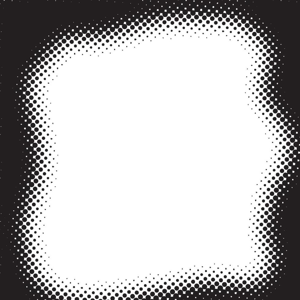 Border Half tone vector