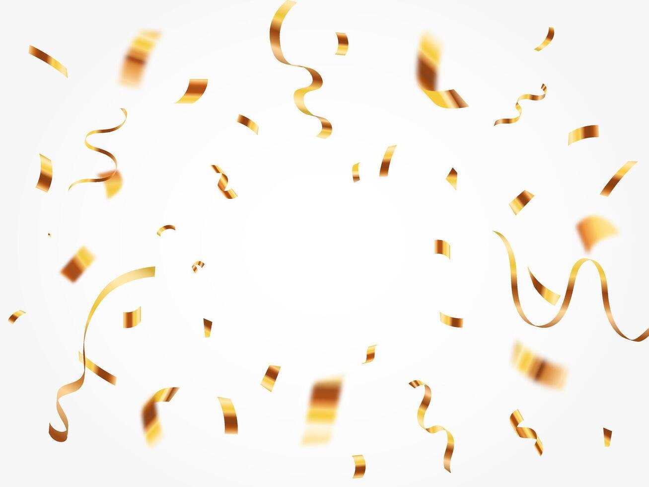 Confetti explosion on background. Confetti background Stunning purple and gold confetti that zigzag down for the celebration. vector