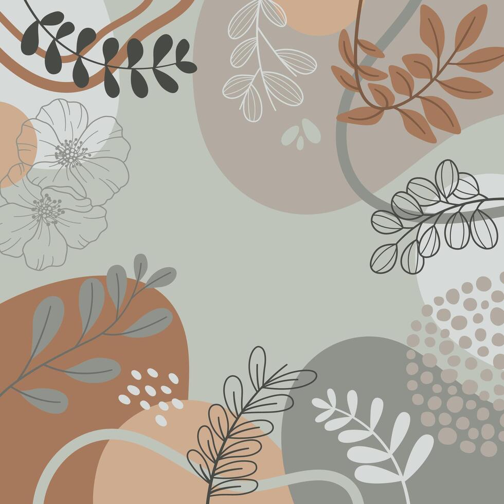 Spring leaf background with beautiful. Flower background for design. vector