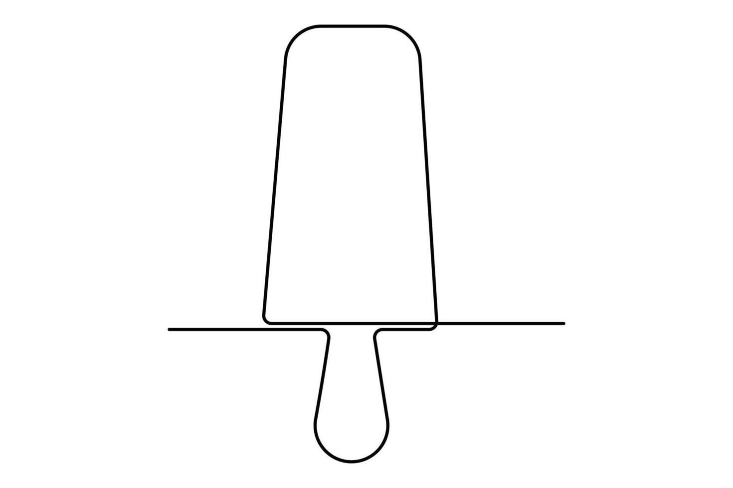Creative one line ice cream sketches perfect for minimalist summer designs vector