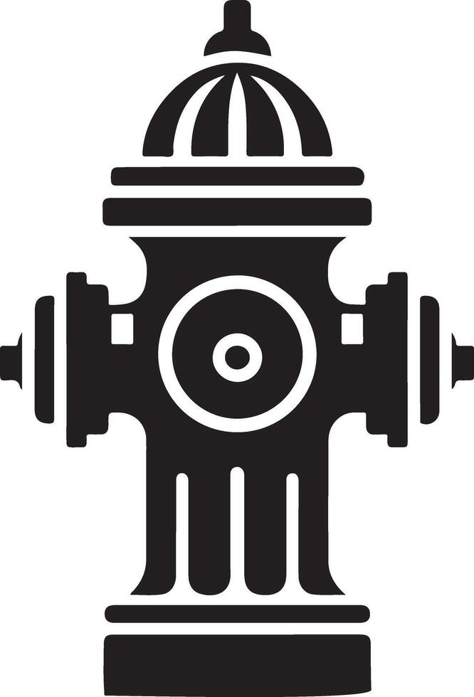 Hydrant Silhouette Stock Photos vector