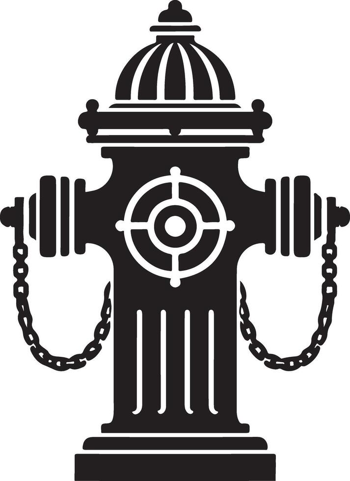 Fire Hydrant Silhouette Photos vector