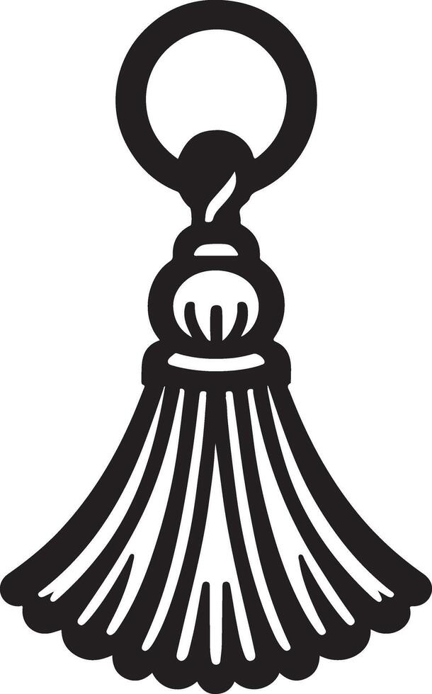 Tassel Silhouette Royalty Images vector