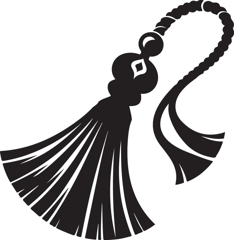 Tassel icon stock . vector