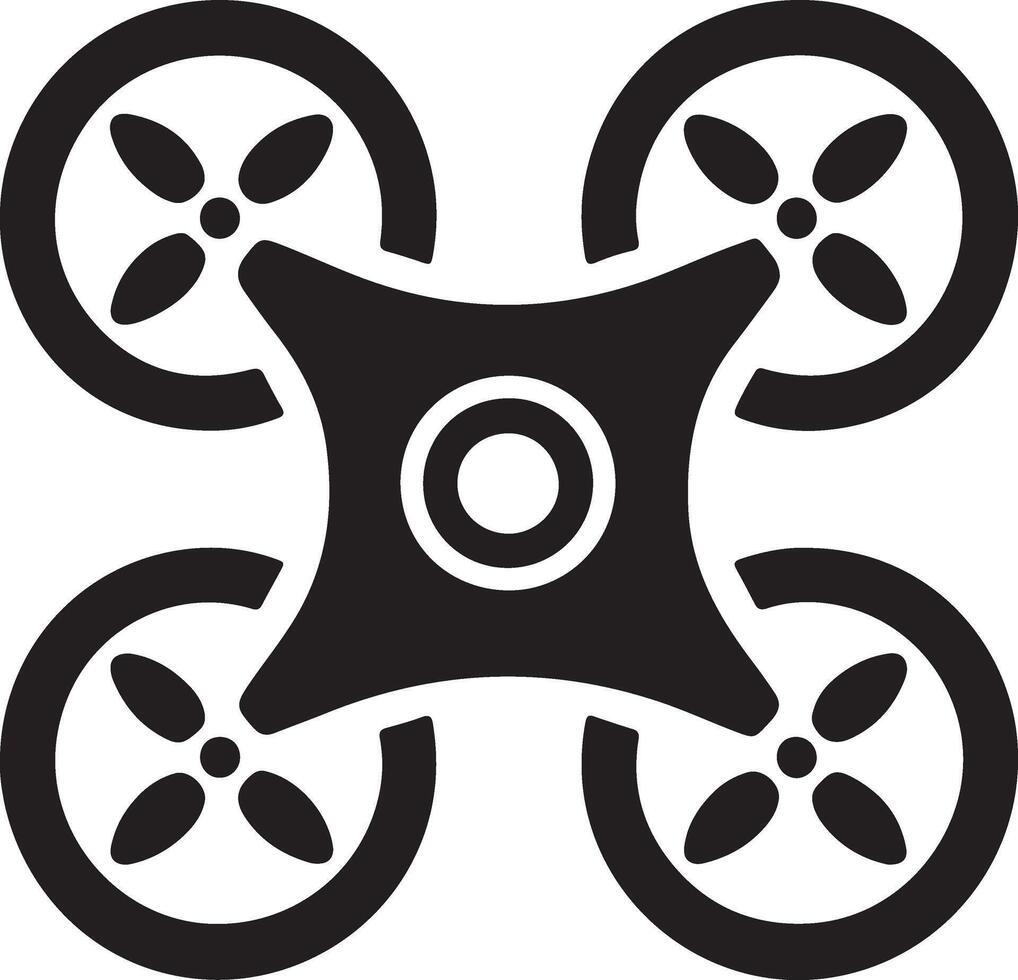 a black and white image of a drone image vector