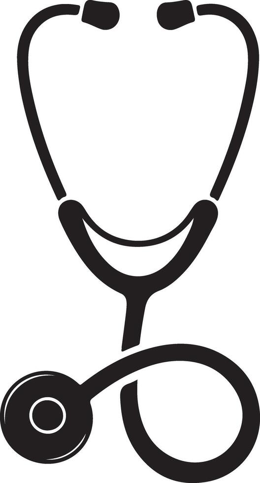 Silhouette Stethoscope Images vector