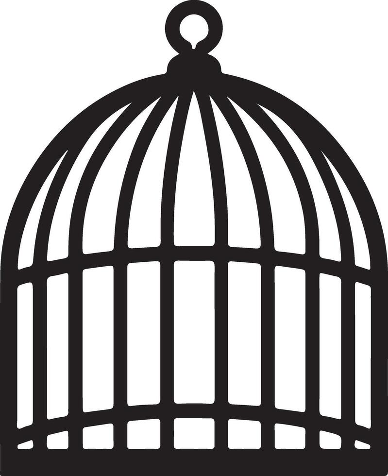 bird cage icon illustration vector