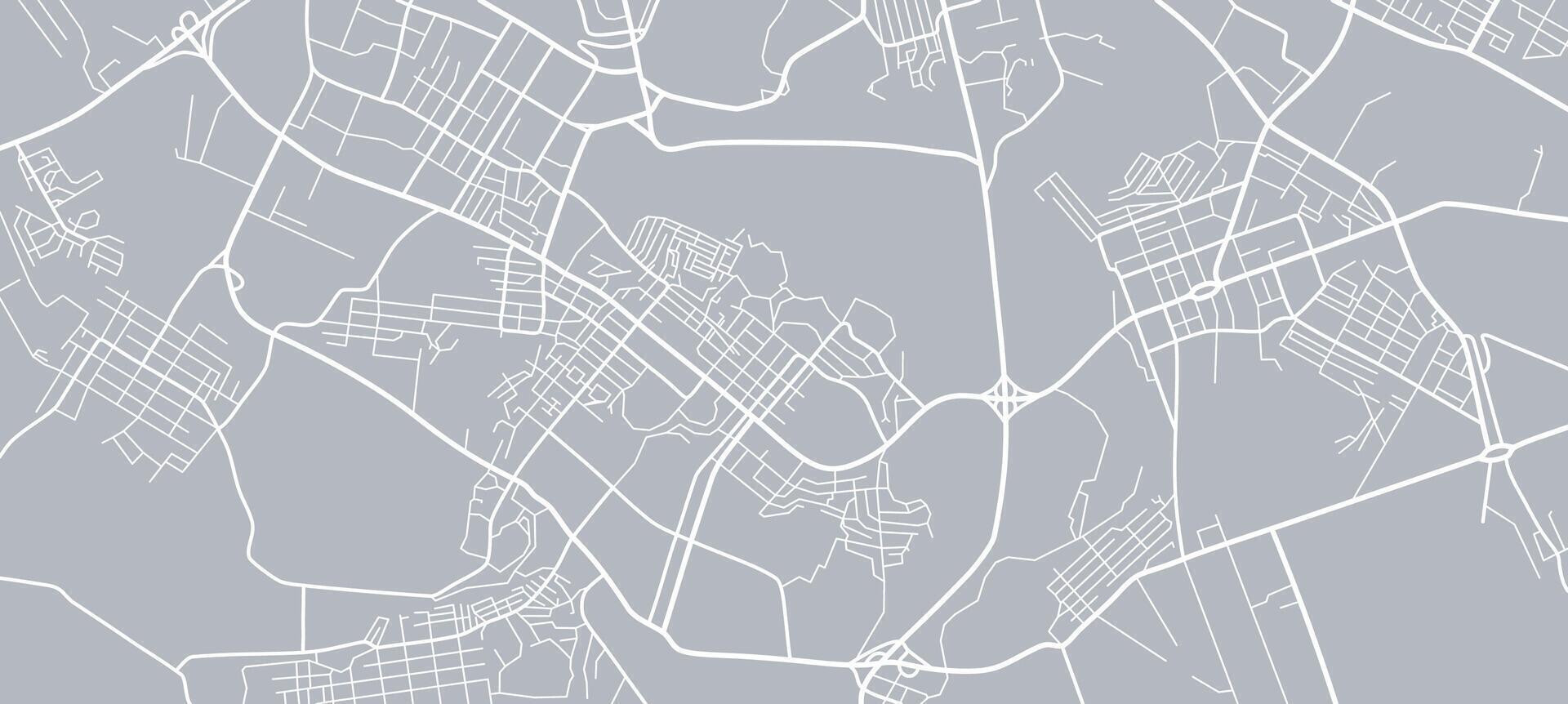 City map. Town streets. Downtown gps navigation plan. Abstract transportation scheme. Drawing scheme town, white line road on gray background. Urban pattern texture vector
