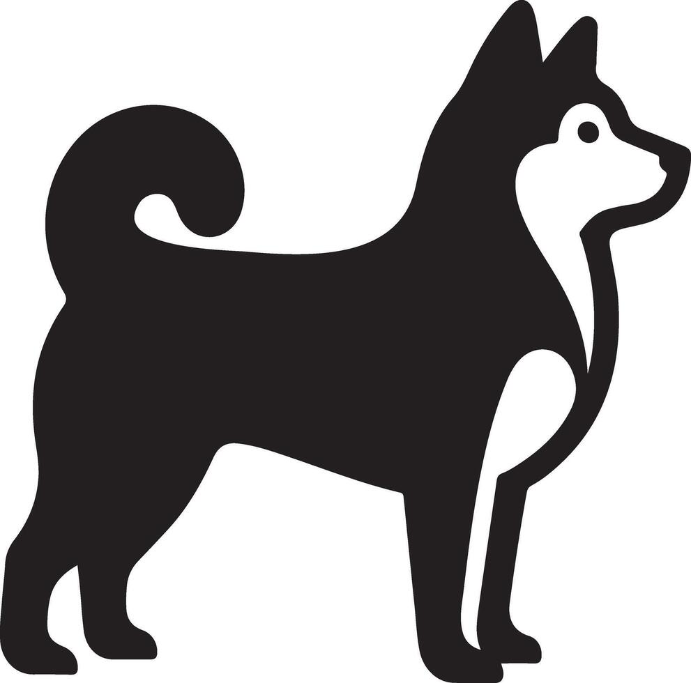 Dog Silhouette Lying Royalty Images vector