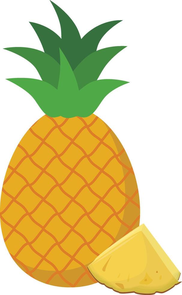 pineapple clipart fruit illustration vector